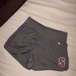 Champion Gray Women's Standford University Athletic Shorts